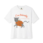 T-Shirt - CAT wearing the pumpkin Halloween Tee