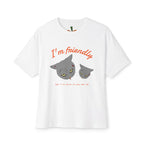 T-Shirt Scary Cat Head and Bat Design